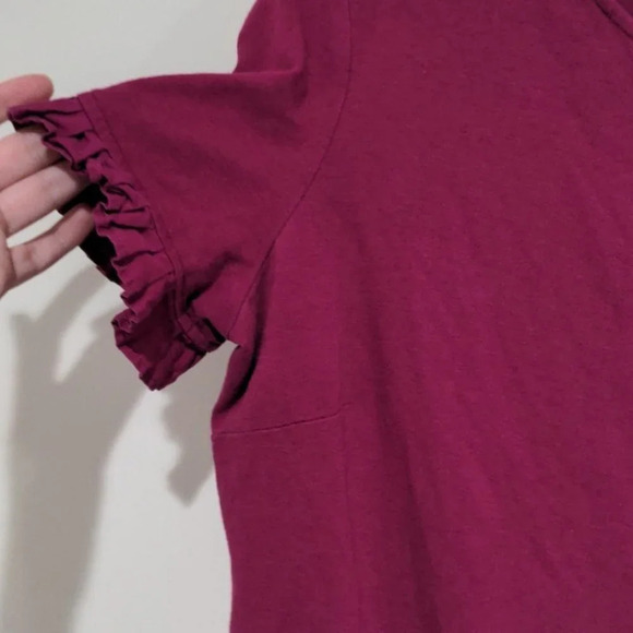 Talbots maroon purple top size 1Xp - Picture 3 of 6